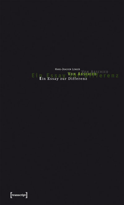 Cover des Buchs: Vom Abschied