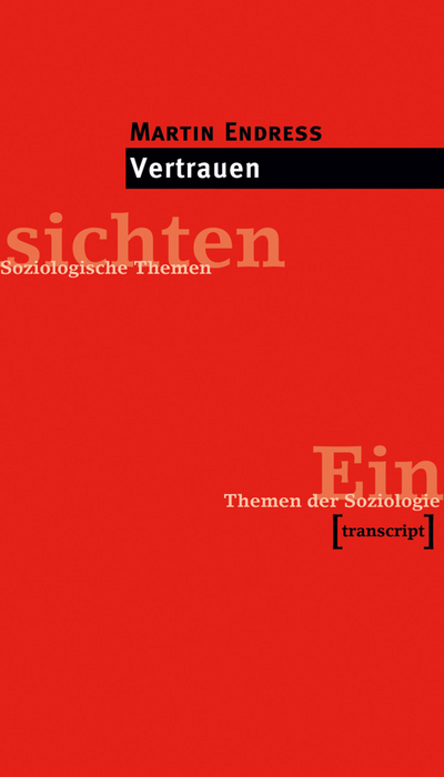 Cover of book: Vertrauen