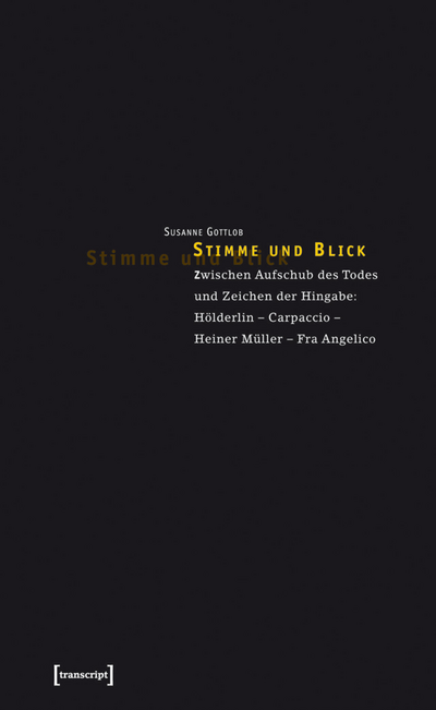 Cover of book: Stimme und Blick