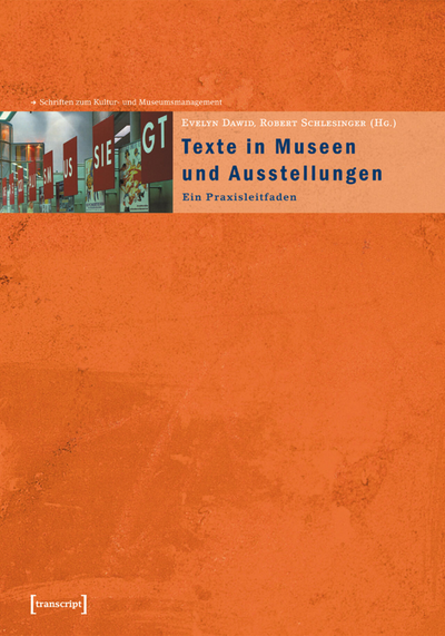 Cover des Buchs: Texte in Museen und Ausstellungen