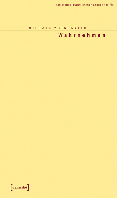 Cover des Buchs: Wahrnehmen