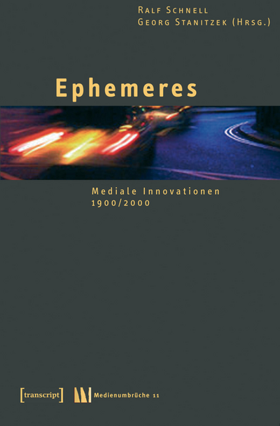 Cover des Buchs: Ephemeres