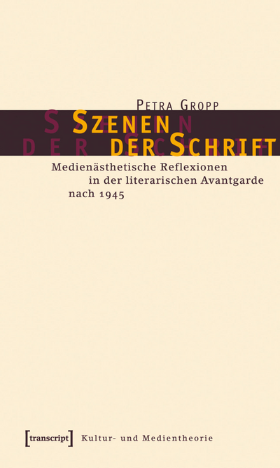Cover of book: Szenen der Schrift