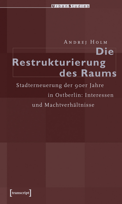 Cover of book: Die Restrukturierung des Raumes