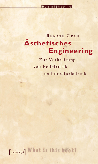Cover des Buchs: Ästhetisches Engineering