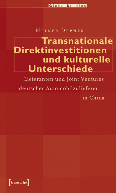 Cover of book: Transnationale Direktinvestitionen und kulturelle Unterschiede