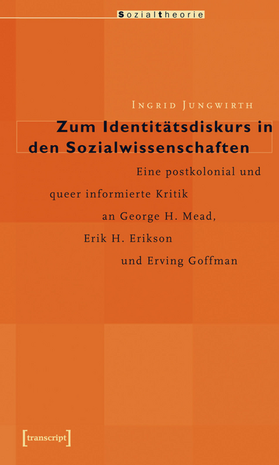 Cover des Buchs: Zum Identitätsdiskurs in den Sozialwissenschaften