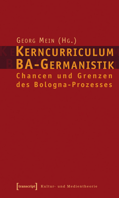 Cover of book: Kerncurriculum BA-Germanistik