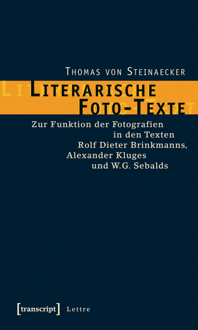 Cover of book: Literarische Foto-Texte