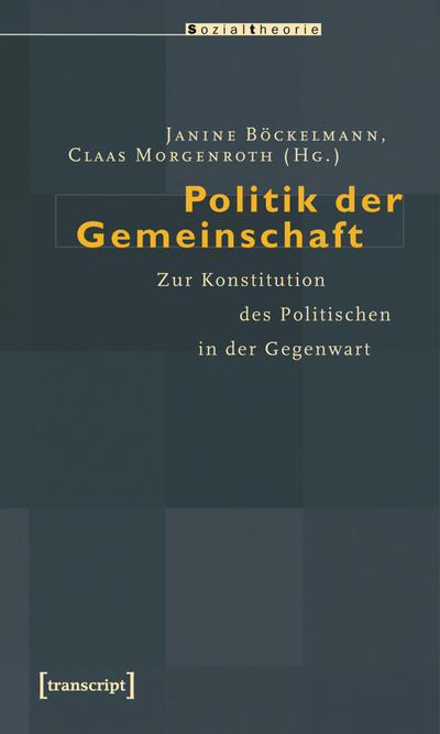Cover des Buchs: Politik der Gemeinschaft
