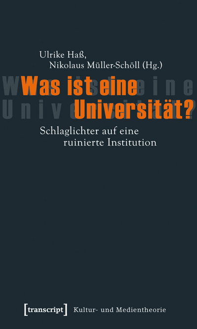 Cover des Buchs: Was ist eine Universität?