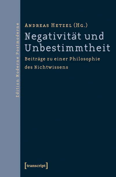 Cover of book: Negativität und Unbestimmtheit