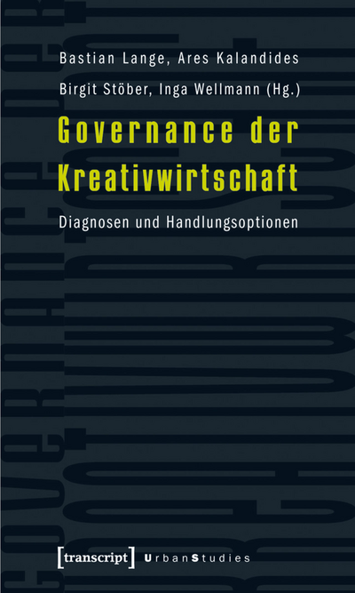 Cover of book: Governance der Kreativwirtschaft