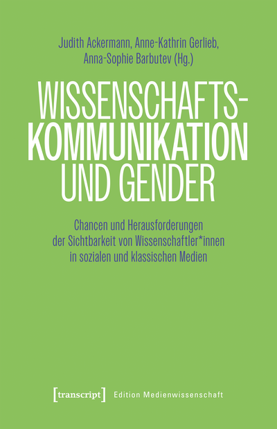 Cover of book: Wissenschaftskommunikation und Gender