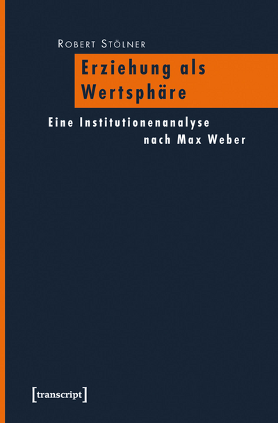 Cover of book: Erziehung als Wertsphäre