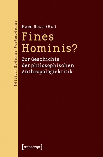 Cover of book: Fines Hominis?