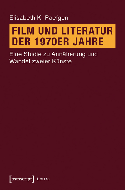 Cover of book: Film und Literatur der 1970er Jahre