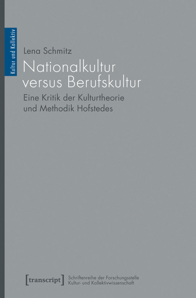 Cover des Buchs: Nationalkultur versus Berufskultur