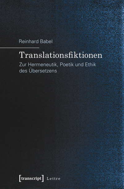Cover of book: Translationsfiktionen