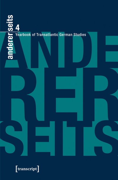Cover of book: andererseits – Yearbook of Transatlantic German Studies