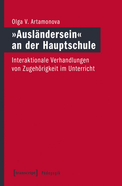 Cover of book: »Ausländersein« an der Hauptschule