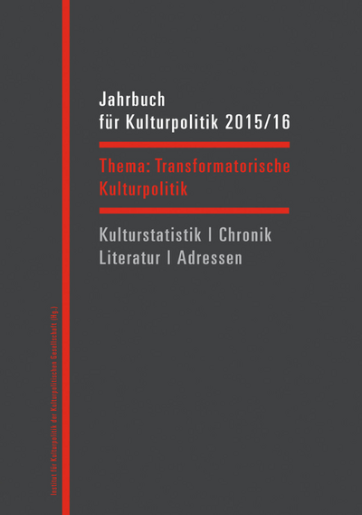 Cover des Buchs: Jahrbuch für Kulturpolitik 2015/16