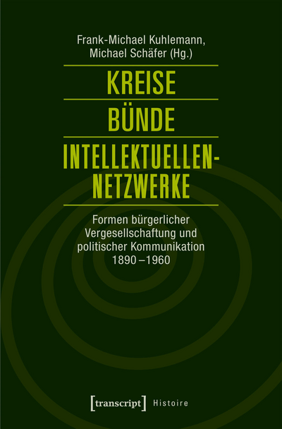 Cover of book: Kreise – Bünde – Intellektuellen-Netzwerke