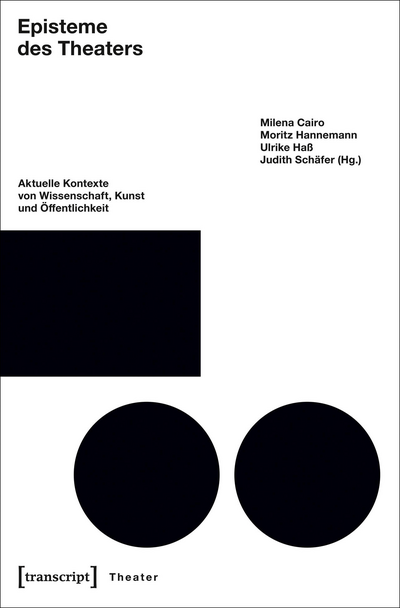 Cover of book: Episteme des Theaters