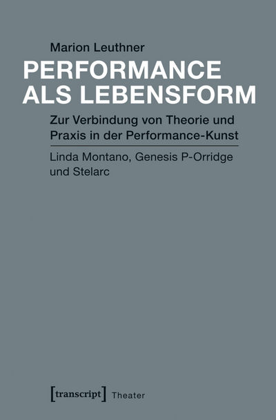 Cover of book: Performance als Lebensform