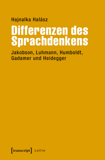 Cover of book: Differenzen des Sprachdenkens