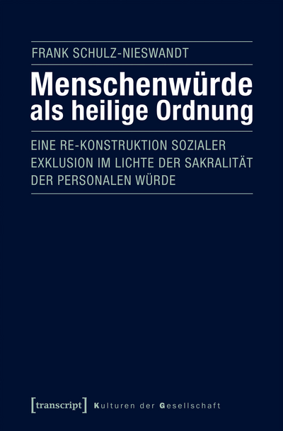 Cover of book: Menschenwürde als heilige Ordnung