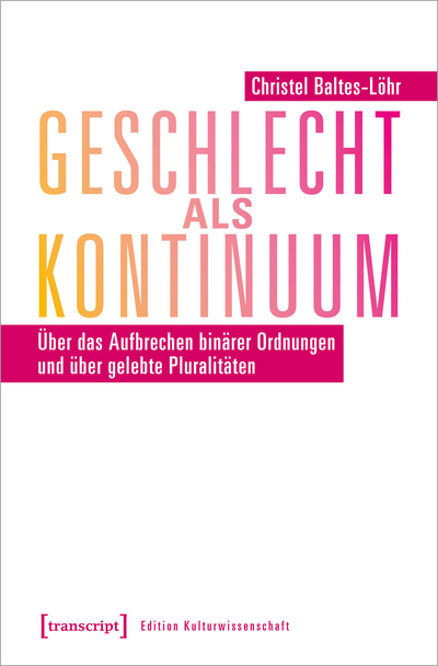 Cover of book: Geschlecht als Kontinuum