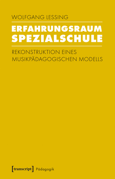 Cover of book: Erfahrungsraum Spezialschule