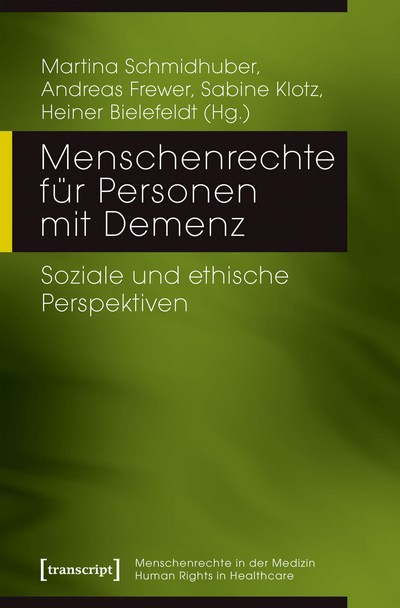 Cover des Buchs: Menschenrechte für Personen mit Demenz