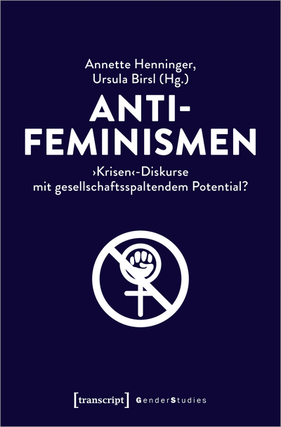 Cover of book: Antifeminismen