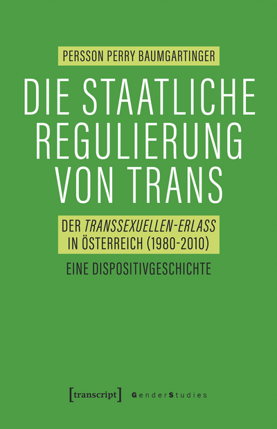 Cover of book: Die staatliche Regulierung von Trans