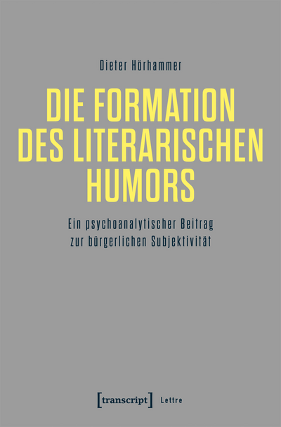 Cover of book: Die Formation des literarischen Humors