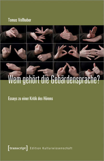 Cover of book: Wem gehört die Gebärdensprache?