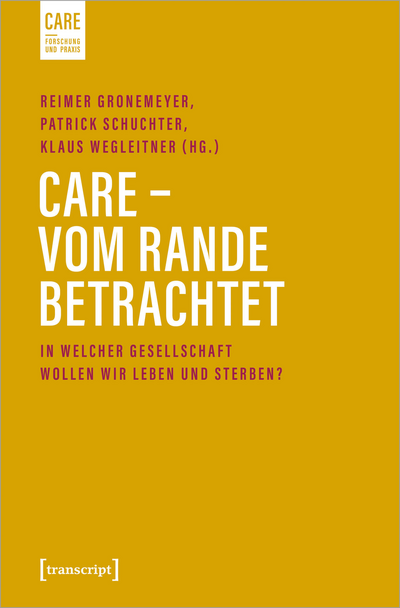 Cover des Buchs: Care – Vom Rande betrachtet