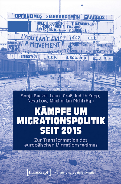 Cover of book: Kämpfe um Migrationspolitik seit 2015