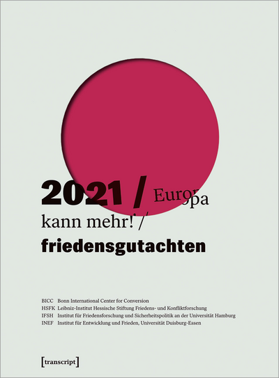 Cover of book: Friedensgutachten 2021