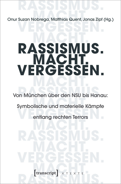 Cover of book: Rassismus. Macht. Vergessen.
