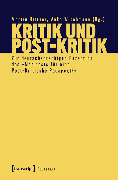 Cover of book: Kritik und Post-Kritik