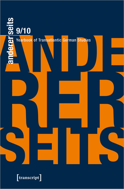 Cover of book: andererseits – Yearbook of Transatlantic German Studies