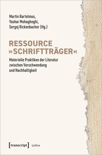Cover of book: Ressource »Schriftträger«