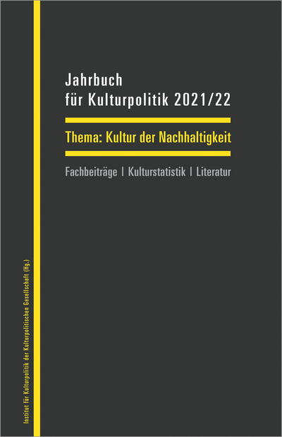 Cover des Buchs: Jahrbuch für Kulturpolitik 2021/22
