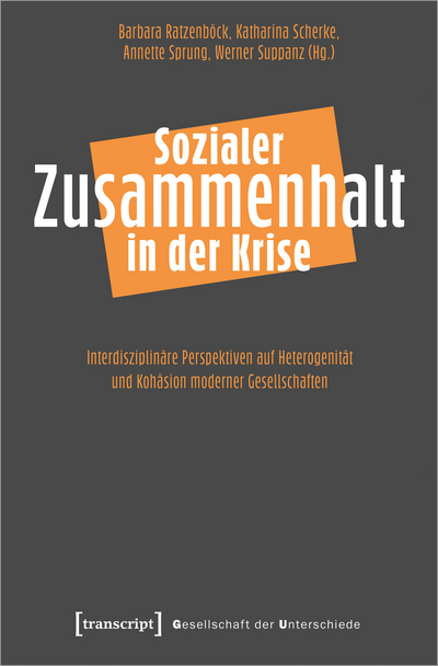 Cover des Buchs: Sozialer Zusammenhalt in der Krise