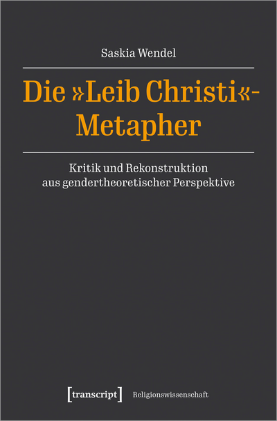 Cover of book: Die »Leib Christi«-Metapher