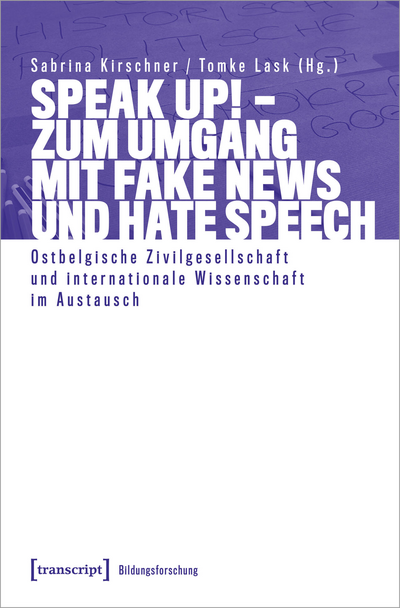 Cover des Buchs: Speak Up! – Zum Umgang mit Fake News und Hate Speech