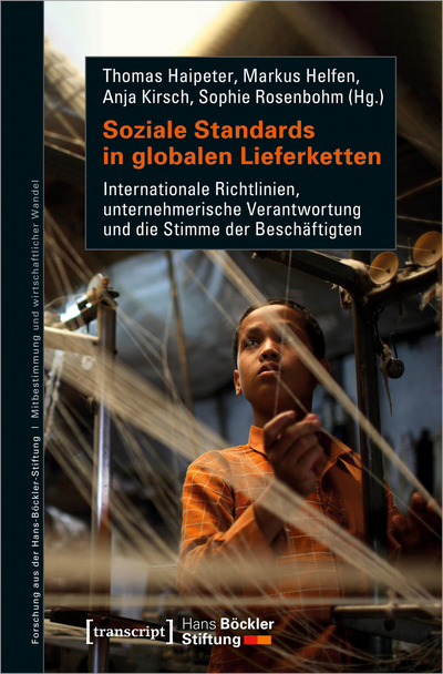 Cover des Buchs: Soziale Standards in globalen Lieferketten